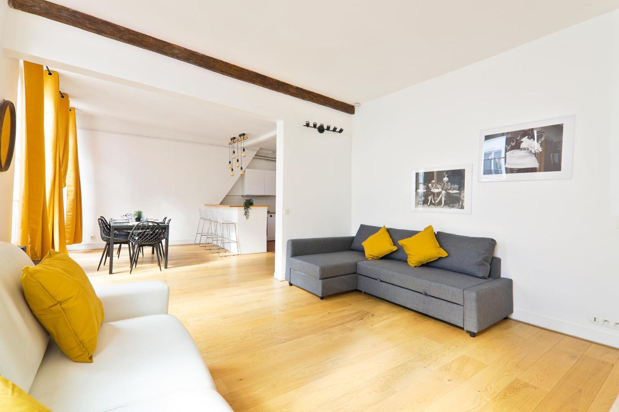 Appartement Mezzanine Quartier Chatelet Les Halles 4 Free Netflix Paris Dış mekan fotoğraf