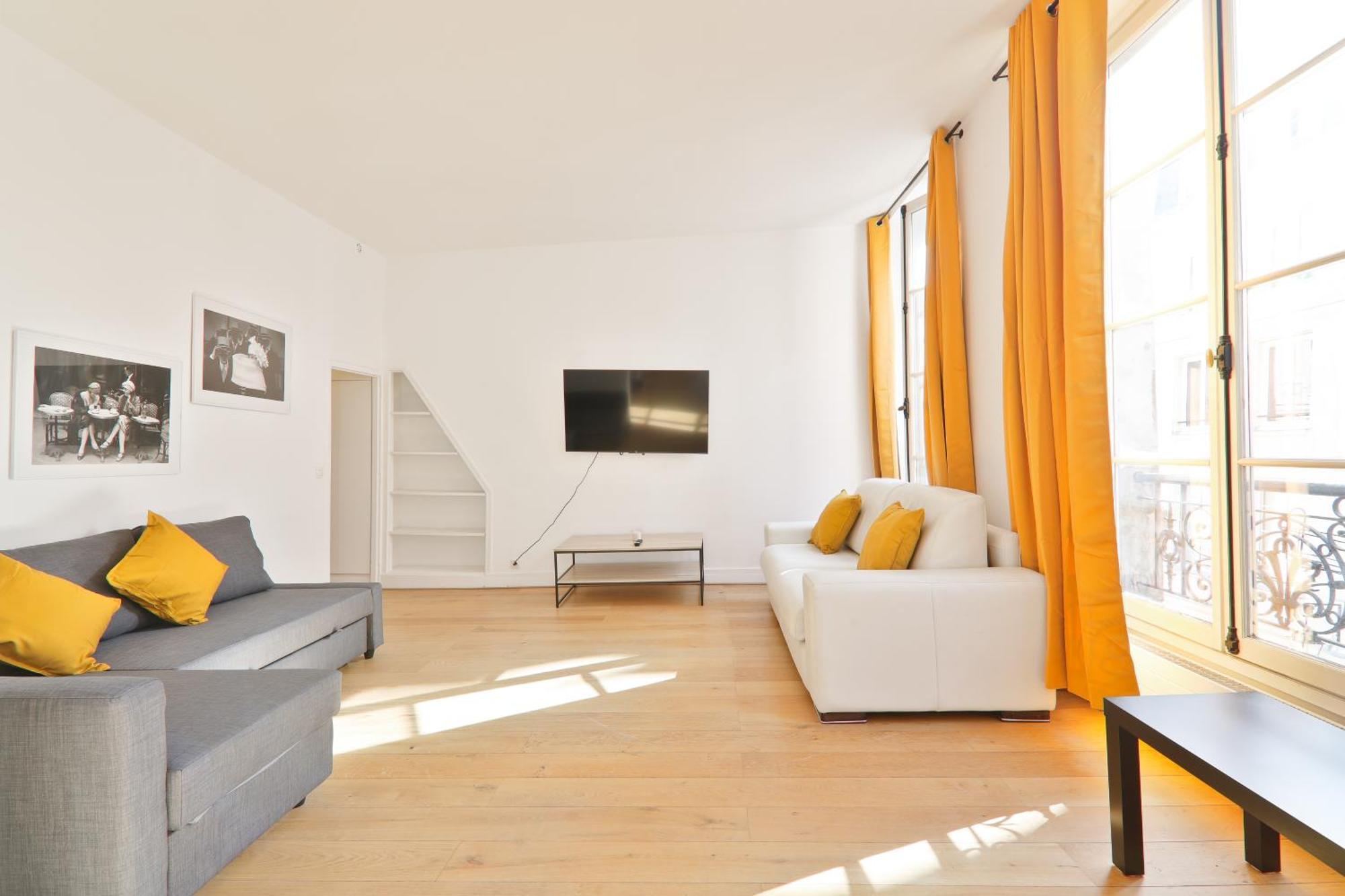 Appartement Mezzanine Quartier Chatelet Les Halles 4 Free Netflix Paris Dış mekan fotoğraf