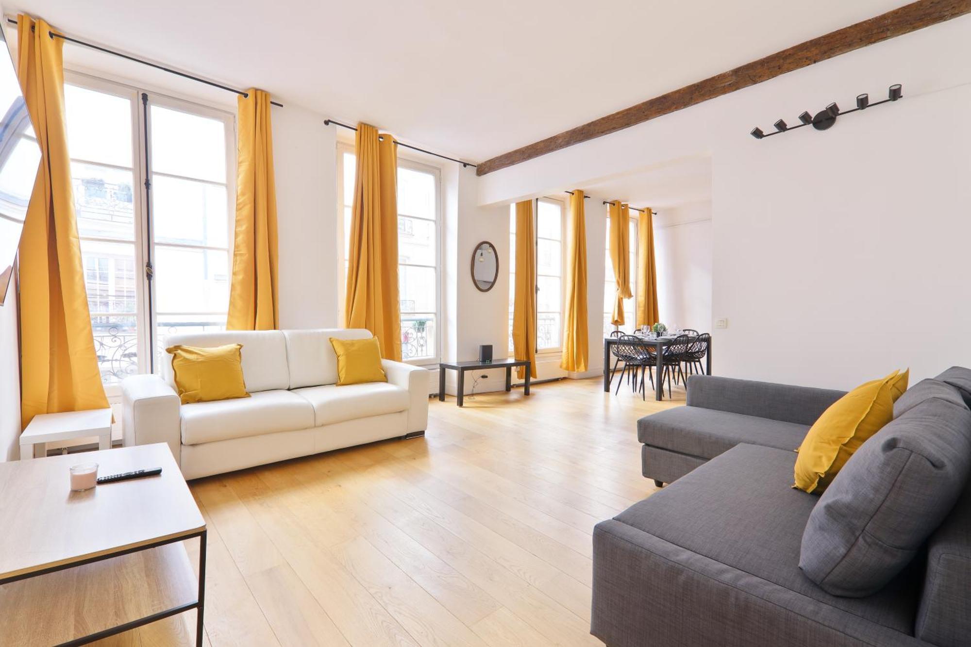 Appartement Mezzanine Quartier Chatelet Les Halles 4 Free Netflix Paris Dış mekan fotoğraf